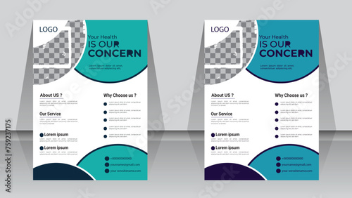 Innovative Business & Corporate Flyer Vector template design for a brochure, abstract business flyer. design of a brochure, cover, yearly report, poster, and flyer... 