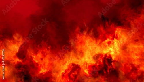 fiery red dramatic sky fire war explosion catastrophe flame horror concept web banner bloody red background with copy space for design