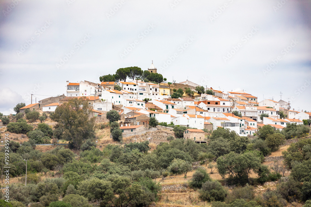 a view of Segura town, municipality of Idanha-a-Nova, province of Beira Baixa, Castelo Branco, Portugal