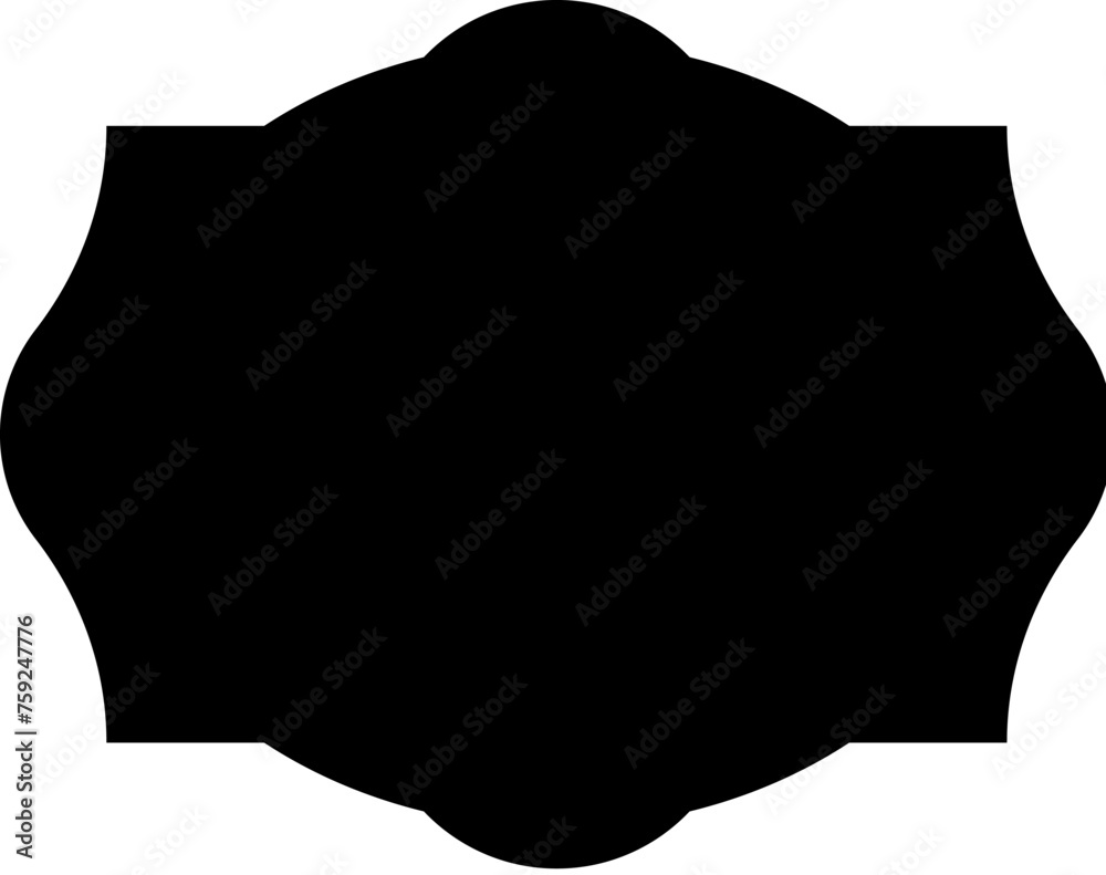Vector Label Shapes Template. Ornate Label Shapes. Vector Label Shapes Template. Ornate Label Shapes.
