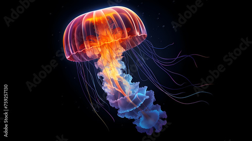 vibrant jellyfish