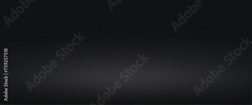 Abstract black gradient background that looks modern blurry wallpaper Empty black color studio room background, background and product, grey, gradient, black, design, texture, abstract, dark. ai