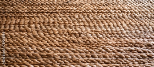 Handmade rustic Jute rug.