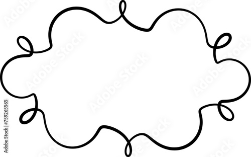 Swirly Fancy Vector Border