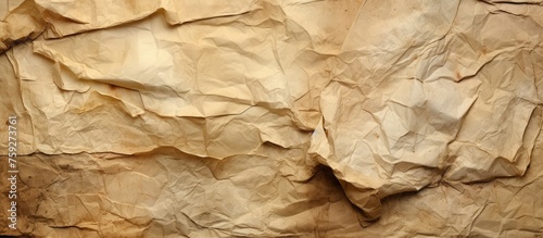 Crumpled paper with an aged look