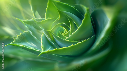Serenity in Symmetry: Fibonacci Spirals of Spiral Aloe