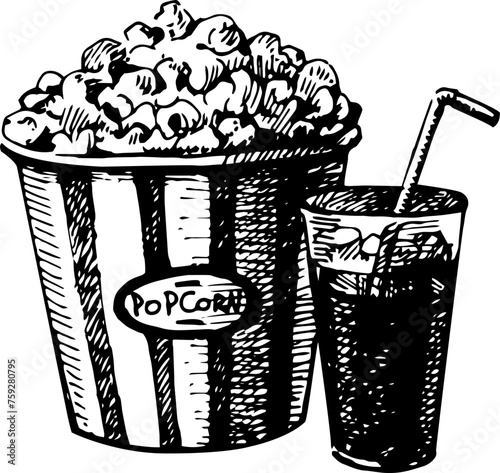 Popcorn and coke