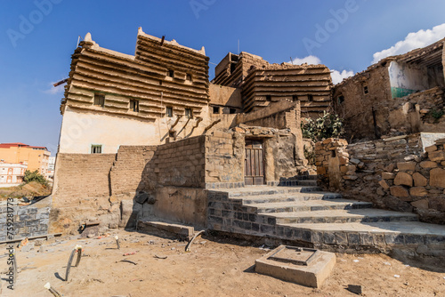 Traditional buildings in Abha, Saudi Arabia © Matyas Rehak