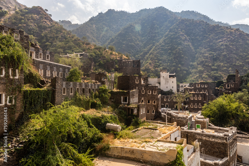 Ancient Rijal Alma village, Saudi Arabia