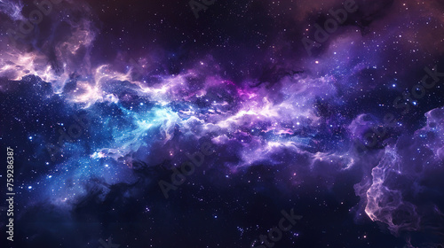 Background with space. Early universe  hot dense energy  cosmic glow.