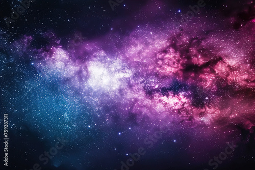 Background with space. Early universe  hot dense energy  cosmic glow.