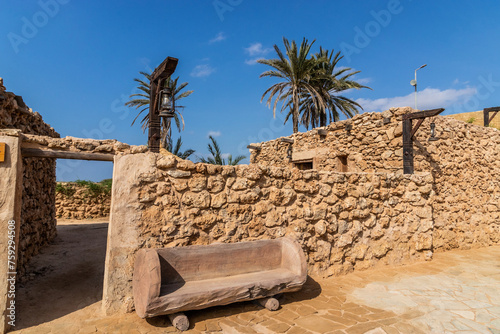 House in Al Qassar heritage village on Farasan island, Saudi Arabia photo