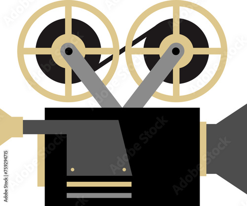 Movie Camera Illustration