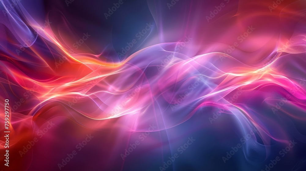 A close up of a colorful abstract background with some red and blue, AI