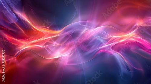 A close up of a colorful abstract background with some red and blue, AI