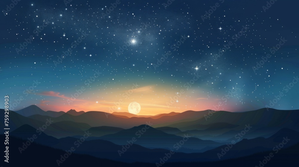 sky with constellations generative ai sky with constellations generative ai