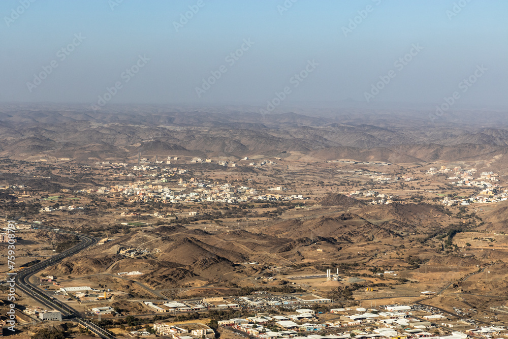 Aerial view of Dhahran al Janub, Saudi Arabia Aerial view of Dhahran al Janub, Saudi Arabia