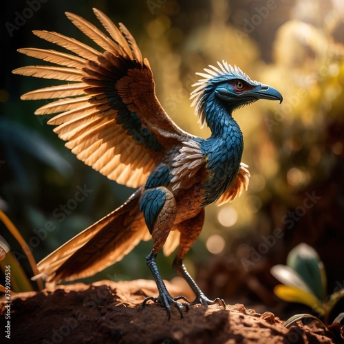 Archaeopteryx prehistoric animal dinosaur wildlife photography photo
