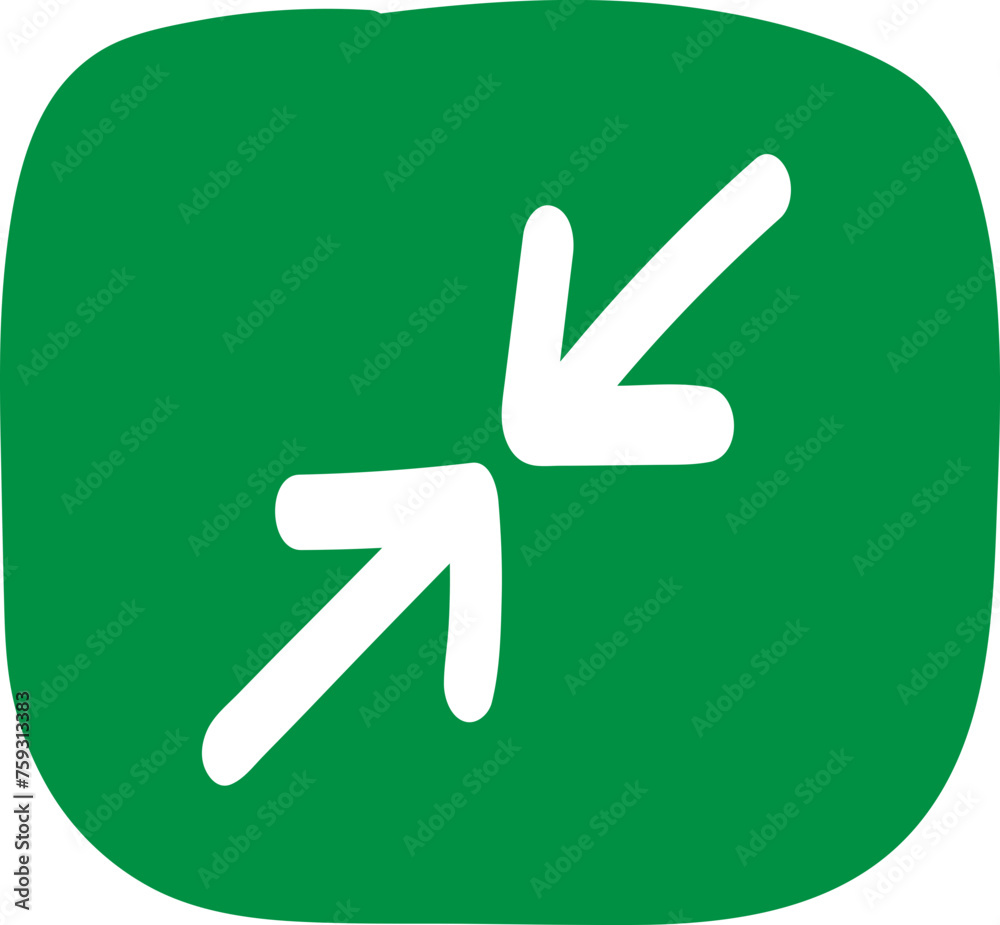 Fototapeta premium 손으로 그린 화살표 아이콘 픽토그램