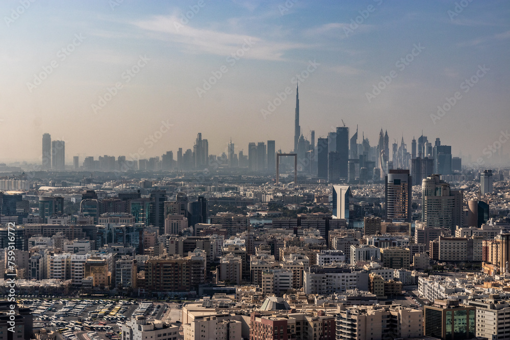 Skyline of Dubai, United Arab Emirates