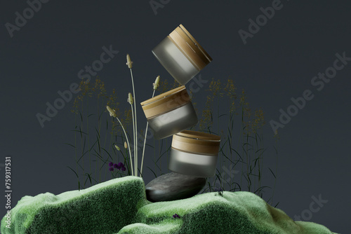 natural cosmetics still life