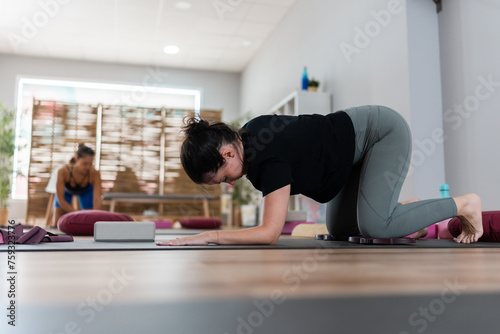 Yoga class photo