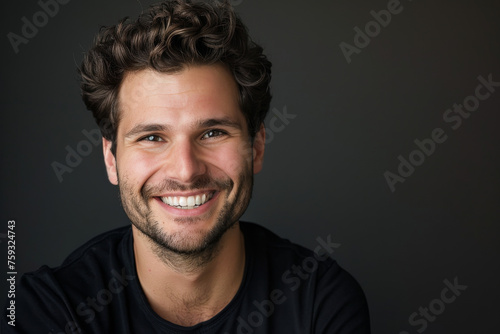 A man with curly hair and a beard smiles for the camera © MagnusCort