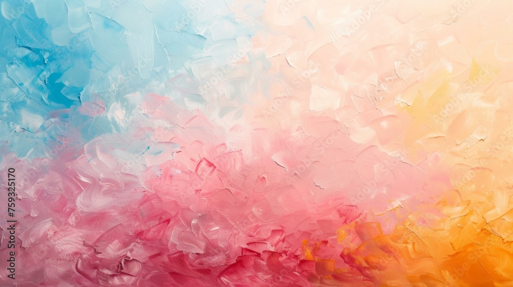 Abstract background featuring a texture reminiscent of pastel color oil paint, AI Generative