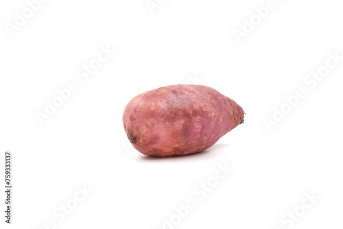 Sweet potatoes on a white background. Natural food