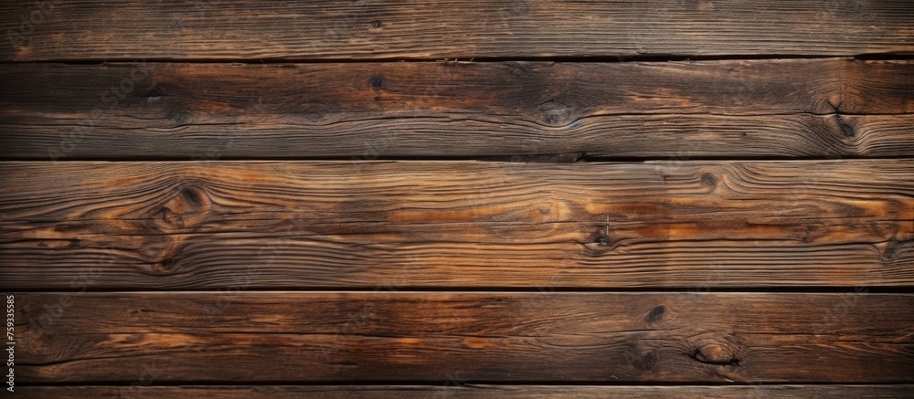 Texture of old wooden planks in a brown hue. Texture of old wooden planks in a brown hue.