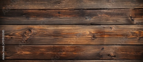 Texture of old wooden planks in a brown hue.