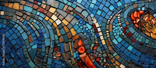 Abstract mosaic design for various creative uses