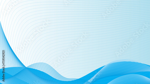 Abstract vector background, background with waves, blue pattern. For use in presentation, music technology, web,
