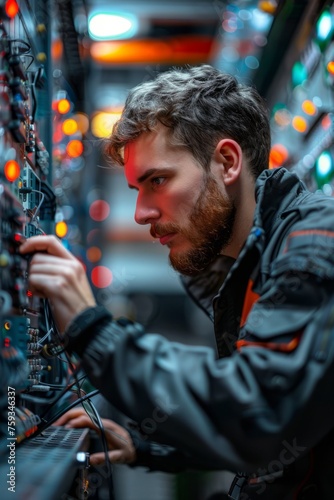 Professional Photography of a Personal Assistant Providing Tech Support And Troubleshooting, Generative AI