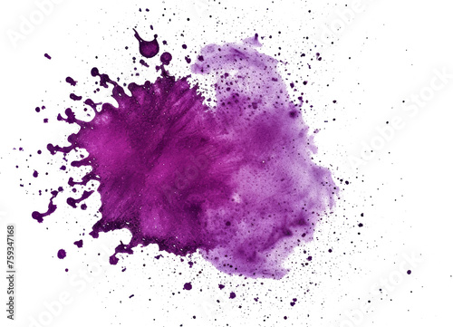 Abstract Pink Paint Explosion