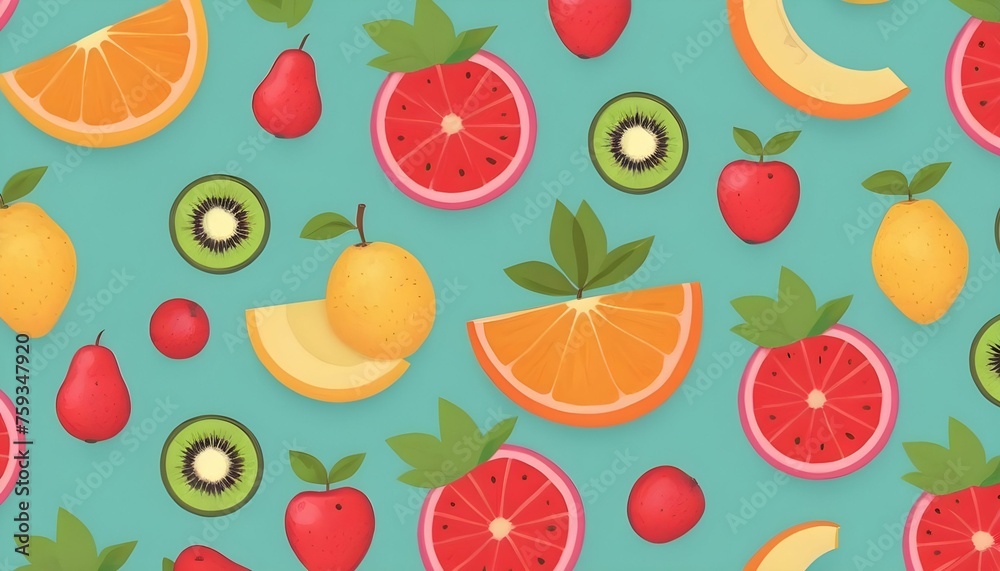 seamless easter fruit pattern seamless easter fruit pattern
