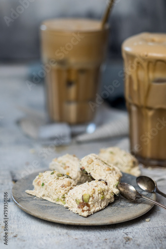 Greek style iced coffee photo