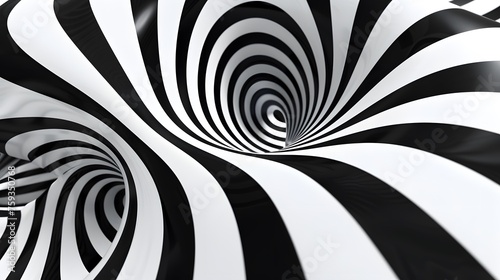 White and black abstract background  Twisted illustration