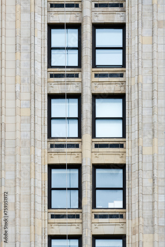 Office building exterior in Manhattan photo