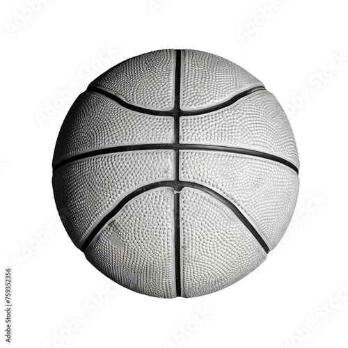 Close-Up Basketball Ball on Invisible Background © GoGameGod