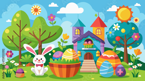 Easter Joy: Vector Illustration Set