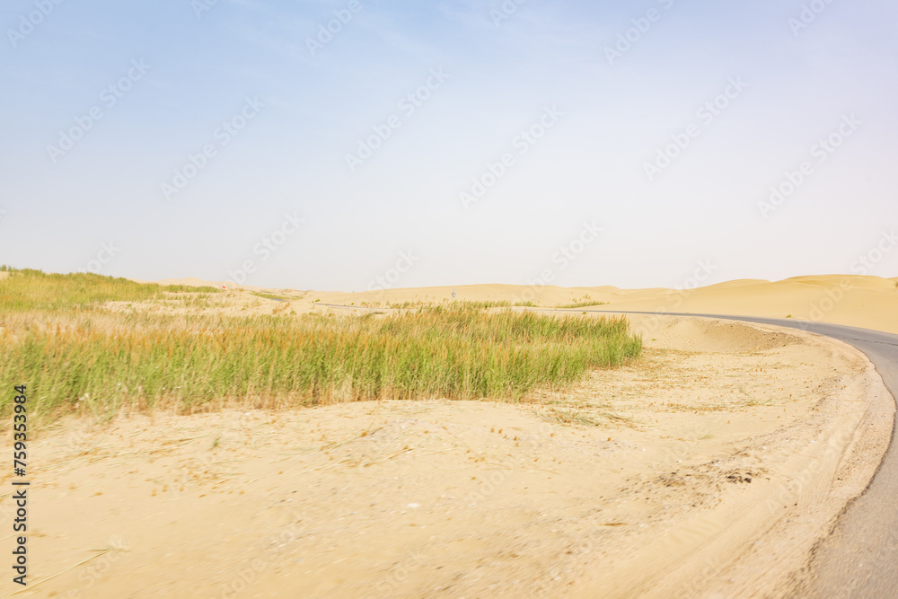 Luobu village in Yuli, Xinjiang, China