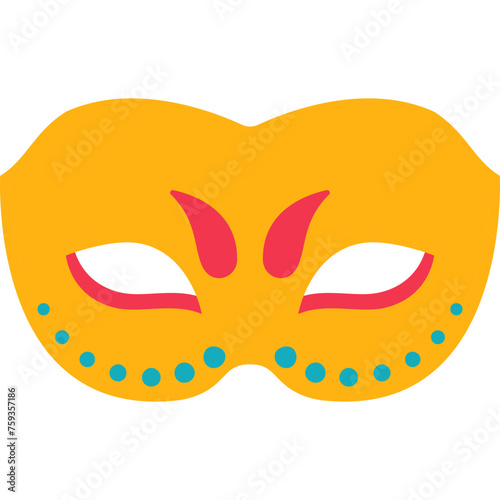 Flat Party Mask