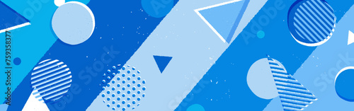 背景素材_ラフなメンフィス柄