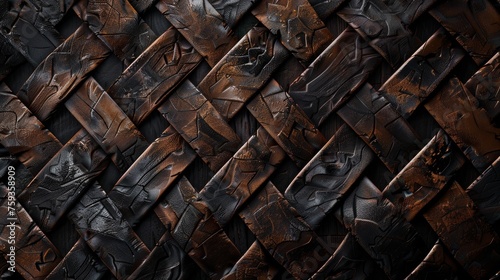 nordic viking leather belts. scandinavian old history culture pattern wallpaper background texture