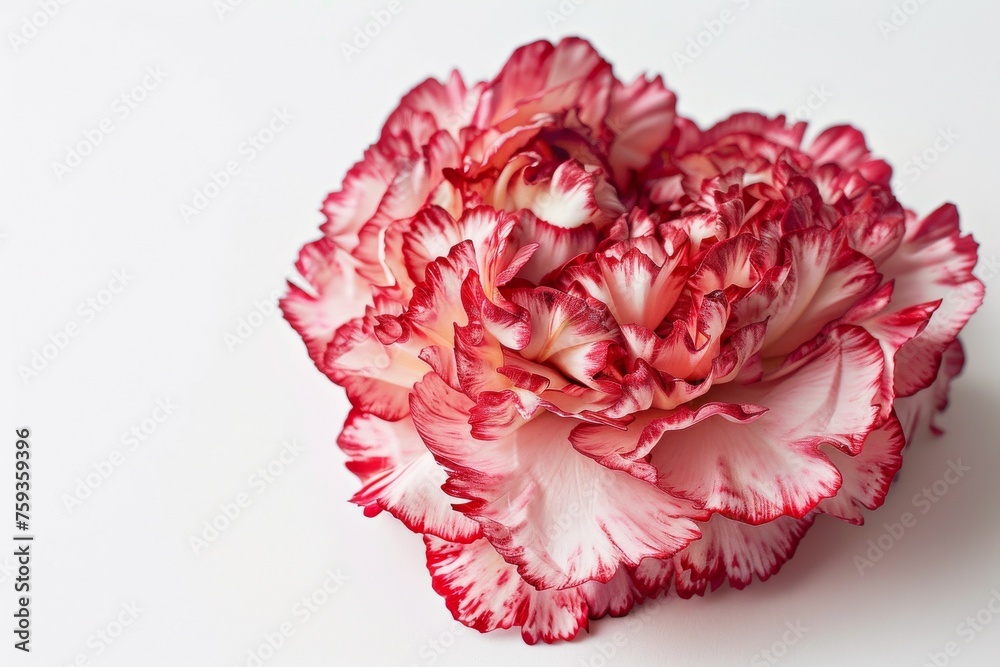 母の日をイメージしたハートのカーネーションの写真（記念日・ありがとう・プレゼント）