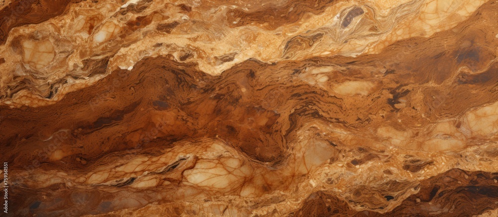 Abstract brown marble pattern.