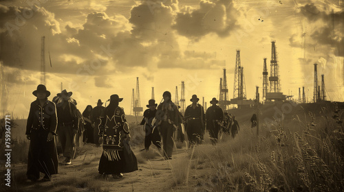 Native American and the oil boom.