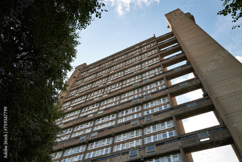Brutalist architectural of Trellick Tower photo