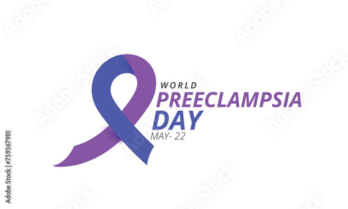 World Preeclampsia day. background, banner, card, poster, template. Vector illustration. photo